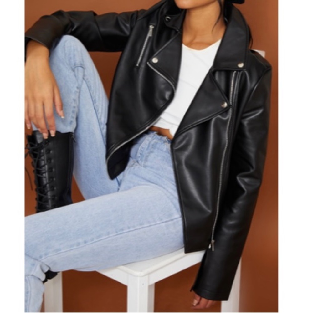 Faux Leather Jacket